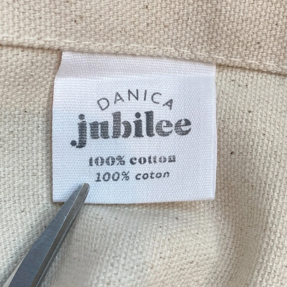 DANICA JUBILEE Love is Love Canvas Tote Book Bag‎ Rainbow Pride Natural Reusable